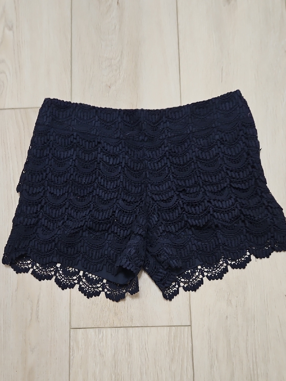Loft Lace Overlay Navy Women’s Shorts